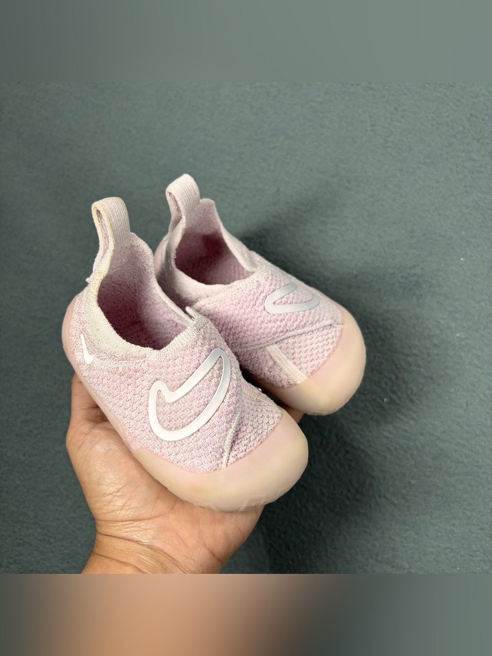 Nike Swoosh 1 TD Pearl Pink Toddler Infant Casual Lifestyle Shoes size 6C